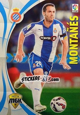 Sticker Montañés - Liga BBVA 2015-2016. Megacracks n. 206 - Panini
