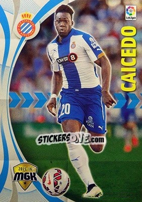 Sticker Felipe Caicedo - Liga BBVA 2015-2016. Megacracks - Panini