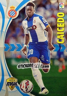 Sticker Felipe Caicedo - Liga BBVA 2015-2016. Megacracks n. 209 - Panini