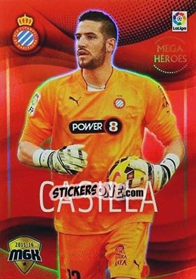 Sticker Casilla - Liga BBVA 2015-2016. Megacracks n. 214 - Panini