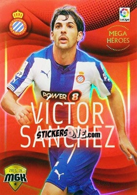 Figurina Víctor Sánchez - Liga BBVA 2015-2016. Megacracks - Panini