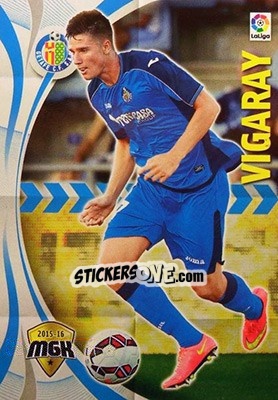 Cromo Vigaray - Liga BBVA 2015-2016. Megacracks - Panini