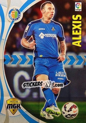 Figurina Alexis - Liga BBVA 2015-2016. Megacracks - Panini