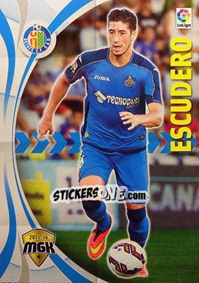 Sticker Escudero - Liga BBVA 2015-2016. Megacracks - Panini