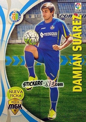 Cromo Damián Suárez - Liga BBVA 2015-2016. Megacracks - Panini