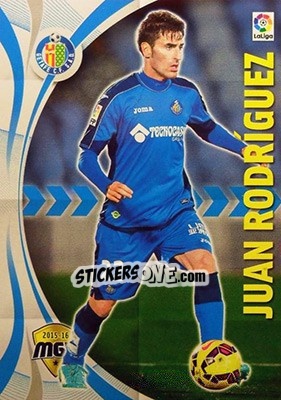 Figurina Juan Rodríguez - Liga BBVA 2015-2016. Megacracks - Panini