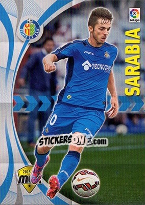 Sticker Sarabia - Liga BBVA 2015-2016. Megacracks - Panini