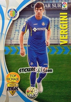 Sticker Vergini - Liga BBVA 2015-2016. Megacracks - Panini