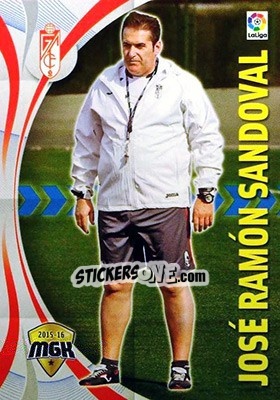 Sticker José Ramón Sandoval - Liga BBVA 2015-2016. Megacracks - Panini