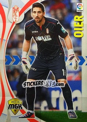 Sticker Oier - Liga BBVA 2015-2016. Megacracks - Panini