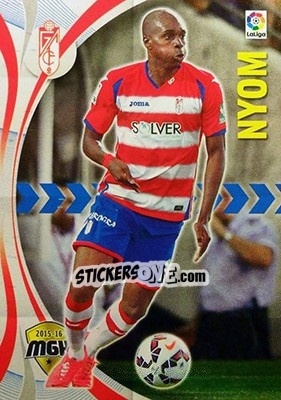 Sticker Nyom - Liga BBVA 2015-2016. Megacracks - Panini