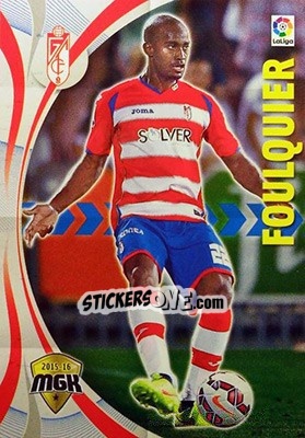 Sticker Foulquier - Liga BBVA 2015-2016. Megacracks - Panini