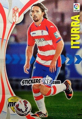 Sticker Iturra - Liga BBVA 2015-2016. Megacracks n. 254 - Panini