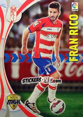Cromo Fran Rico - Liga BBVA 2015-2016. Megacracks - Panini
