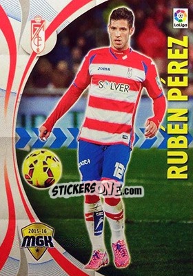 Sticker Rubén Pérez - Liga BBVA 2015-2016. Megacracks - Panini