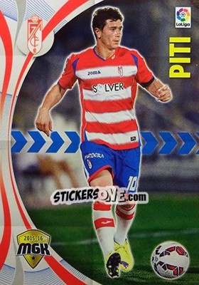 Sticker Piti - Liga BBVA 2015-2016. Megacracks n. 258 - Panini