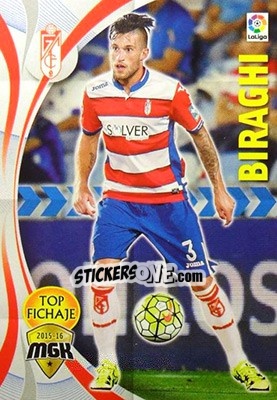 Sticker Biraghi - Liga BBVA 2015-2016. Megacracks - Panini