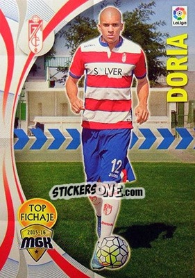 Sticker Doria - Liga BBVA 2015-2016. Megacracks n. 266 - Panini