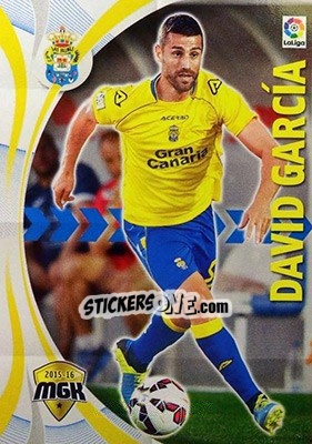 Cromo David García - Liga BBVA 2015-2016. Megacracks - Panini