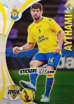 Figurina Aythami - Liga BBVA 2015-2016. Megacracks - Panini