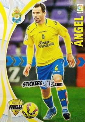 Figurina Ángel - Liga BBVA 2015-2016. Megacracks - Panini