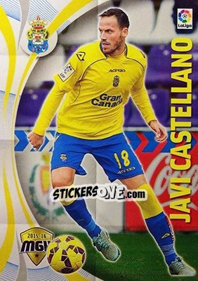 Cromo Javi Castellano - Liga BBVA 2015-2016. Megacracks - Panini