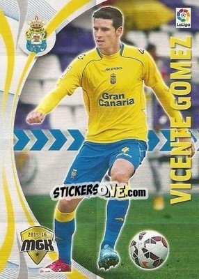 Cromo Vicente Gómez - Liga BBVA 2015-2016. Megacracks - Panini