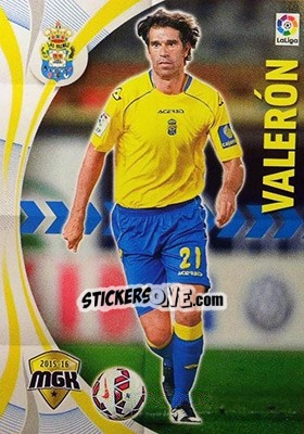 Figurina Valerón - Liga BBVA 2015-2016. Megacracks - Panini