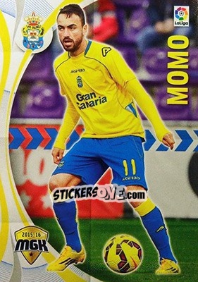 Sticker Momo - Liga BBVA 2015-2016. Megacracks n. 287 - Panini