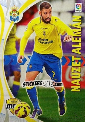 Sticker Nauzet Alemán - Liga BBVA 2015-2016. Megacracks - Panini