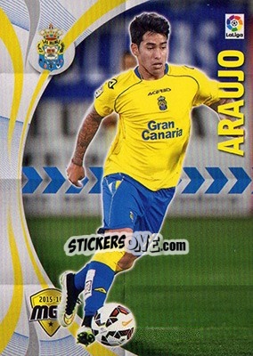 Sticker Araujo - Liga BBVA 2015-2016. Megacracks - Panini