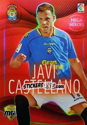 Sticker Javi Castellano - Liga BBVA 2015-2016. Megacracks n. 295 - Panini