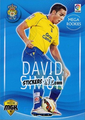 Sticker David Simón - Liga BBVA 2015-2016. Megacracks - Panini