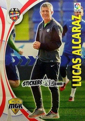 Sticker Lucas Alcaraz - Liga BBVA 2015-2016. Megacracks - Panini