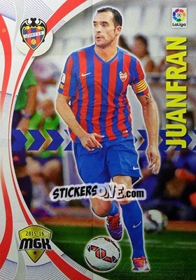 Sticker Juanfran - Liga BBVA 2015-2016. Megacracks n. 303 - Panini