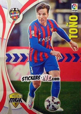 Sticker Toño - Liga BBVA 2015-2016. Megacracks n. 306 - Panini