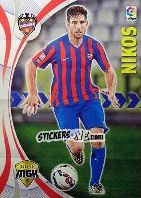 Sticker Nikos - Liga BBVA 2015-2016. Megacracks n. 307 - Panini