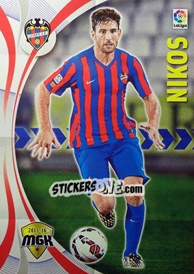 Cromo Nikos - Liga BBVA 2015-2016. Megacracks - Panini