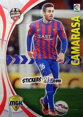 Sticker Camarasa - Liga BBVA 2015-2016. Megacracks n. 309 - Panini