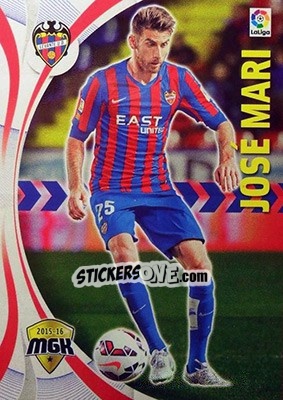 Sticker Jose Mari - Liga BBVA 2015-2016. Megacracks - Panini
