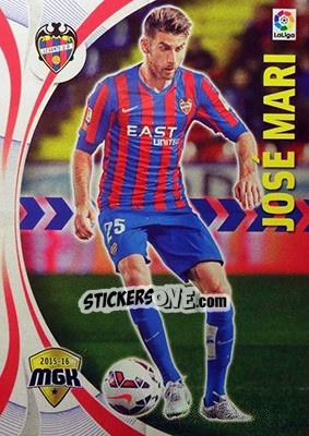 Sticker Jose Mari - Liga BBVA 2015-2016. Megacracks n. 310 - Panini