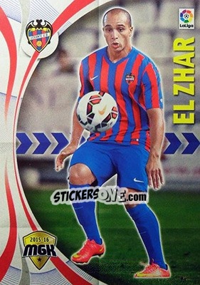 Sticker El Zhar - Liga BBVA 2015-2016. Megacracks - Panini