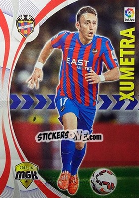 Sticker Xumetra - Liga BBVA 2015-2016. Megacracks n. 313 - Panini
