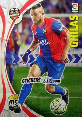 Sticker Ghilas - Liga BBVA 2015-2016. Megacracks n. 316 - Panini