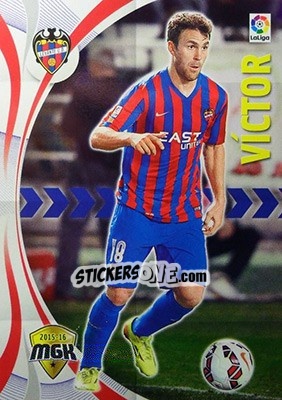 Sticker Víctor - Liga BBVA 2015-2016. Megacracks - Panini