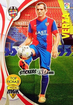 Sticker Verza - Liga BBVA 2015-2016. Megacracks n. 319 - Panini