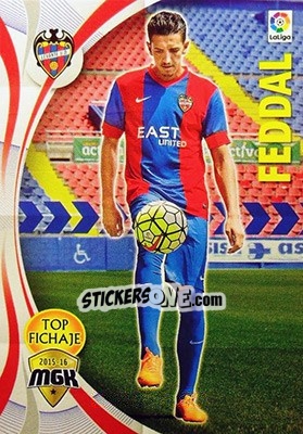 Sticker Feddal - Liga BBVA 2015-2016. Megacracks n. 320 - Panini