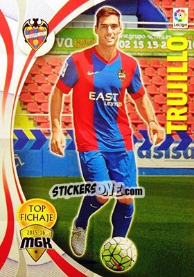 Sticker Trujillo - Liga BBVA 2015-2016. Megacracks - Panini
