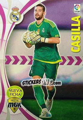 Sticker Casilla - Liga BBVA 2015-2016. Megacracks n. 327bis - Panini