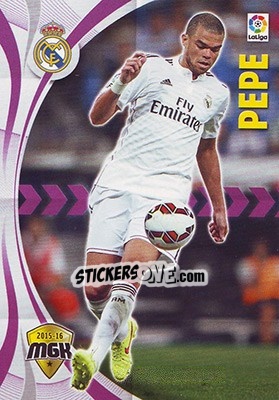 Sticker Pepe - Liga BBVA 2015-2016. Megacracks n. 332 - Panini